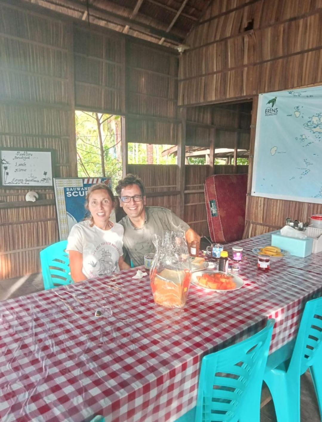Bruno Raja Ampat Homestay Pulau Mansuar Bagian luar foto